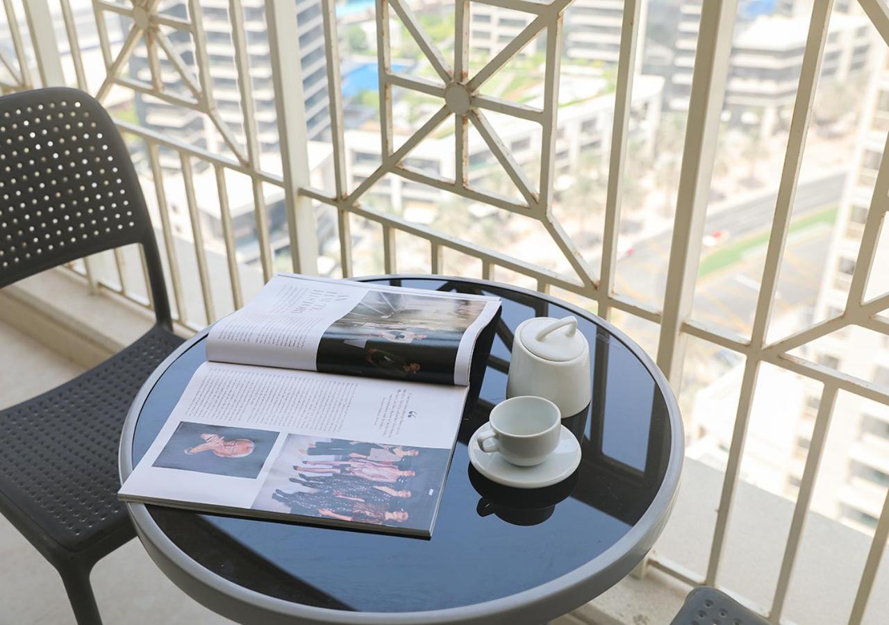 Nasma Luxury Stays - Fancy Apartment With Balcony Near Burj Khalifa Dubai Dış mekan fotoğraf